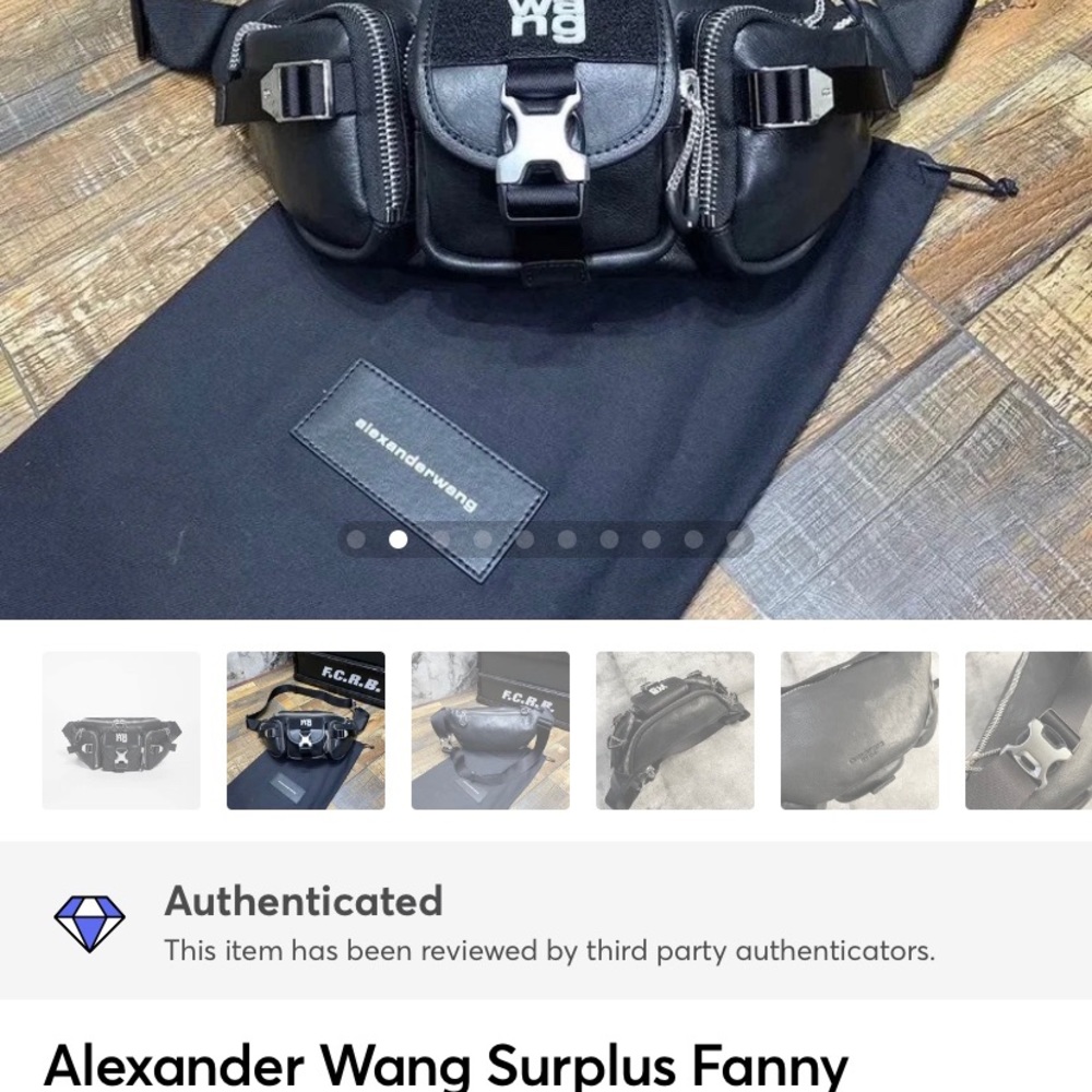 SOLD New Alexander Wang Surplus Large Fanny Pack - Picture 8 of 8